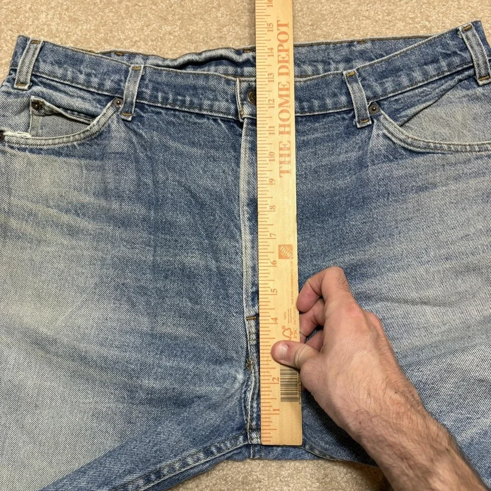 Vtg 70s Levis Jeans Mens 36x32 Blue Relaxed Straight Denim Pants Talon Zip Faded
